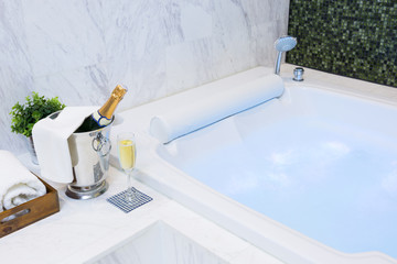 Champagne and Jacuzzi Spa