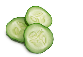 slices cucumber