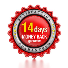 14 days money back stamp