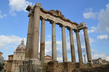 Roman Forum, hinten, Herbst