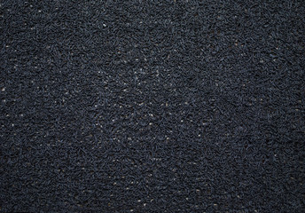 black rubber mat