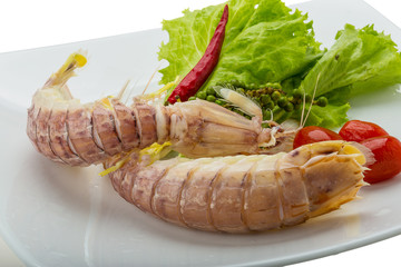 Boiled Spiny lobster