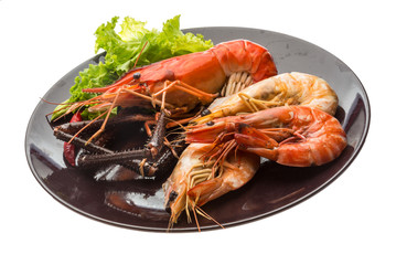 Giant Freshwater Prawn and king prawns