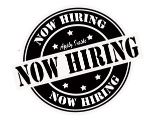 Fototapeta premium Now hiring