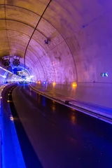 Tableaux ronds sur plexiglas Tunnel tunnel de la Croix-Rousse