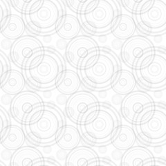 Seamless background, pattern of haotic placed gray circles
