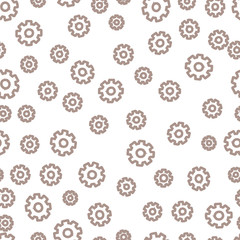 Seamless background with gears.