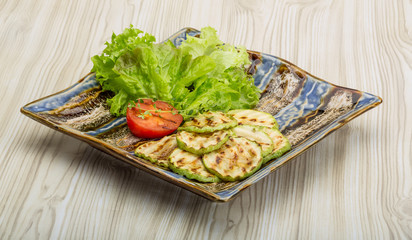 Grilled zucchini