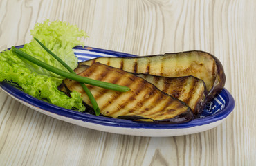 Grilled eggplants
