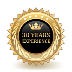 Thirty Years Experience Badge