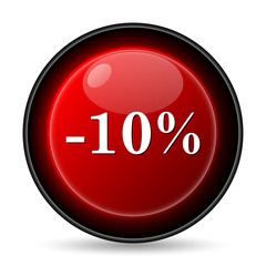 10 percent discount icon