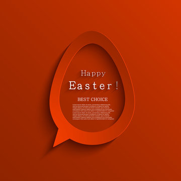 Vector Modern Easter Background