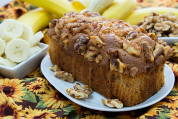 fresh banana walnut bread