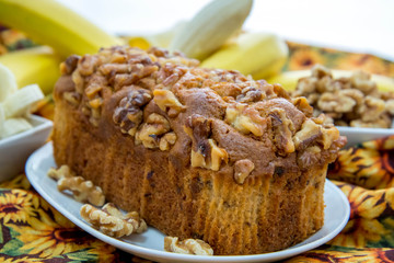 fresh banana walnut bread
