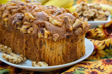 fresh banana walnut bread