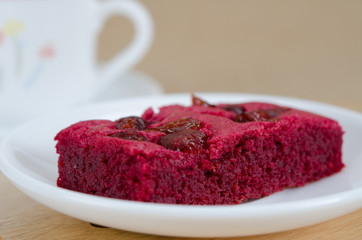Red velvet brownie