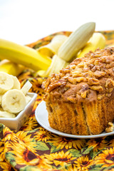 fresh banana walnut bread