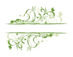 Floral decorative background