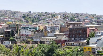 Fototapeta na wymiar Valparaiso Viña del Mar
