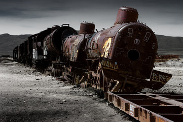 rusty train