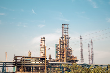 Obraz premium chemical plant equipment