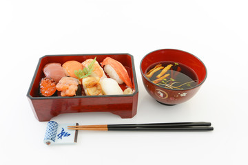 美味しそうな握り寿司