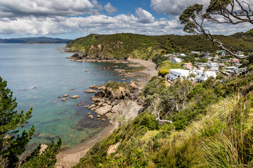 Landscape from Russell near Paihia, Bay of Islands, New Zealand