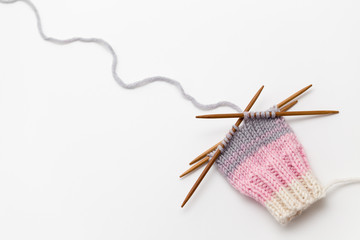 Knitting in the Round on Double Pointed Needles