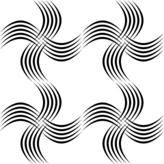 Fototapeta premium Seamless Wave Background