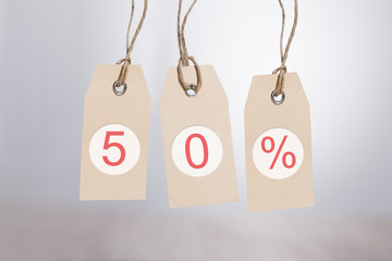 50% Discount Tags