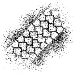 vector trace of the terrain tyres seamless © Roman Sotola