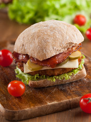 Chicken burger
