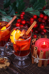 Mulled wine or fruit tea