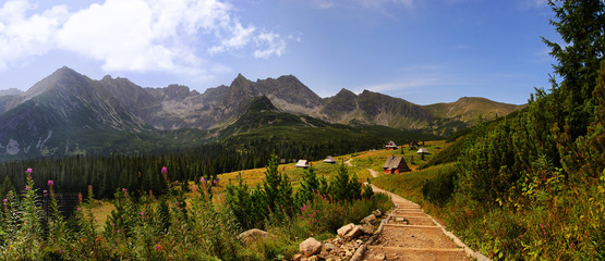View to Hala Gąsienicowa, Tatra mountains