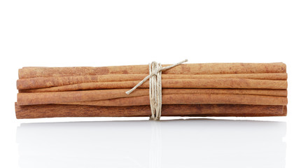tied cinnamon cassia sticks