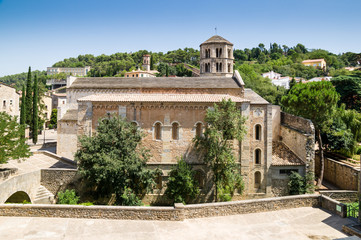 Obraz premium View of the city of Girona