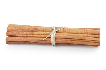 tied cinnamon cassia sticks