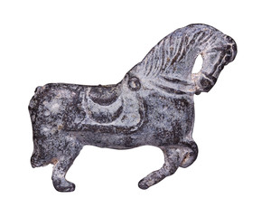 Metal figure of a horse