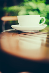 Latte coffee cup