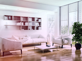 Vintage living room