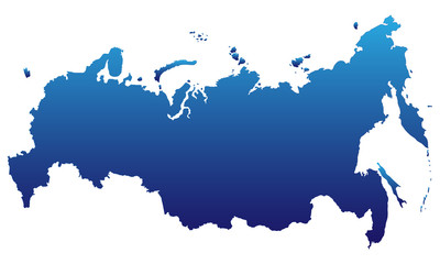 Russland in Blau