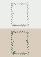 Frame,art vector ornament decoration