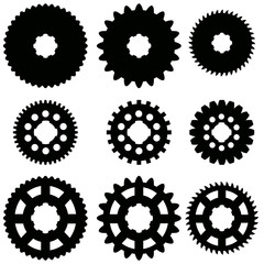 Vector image of gears.