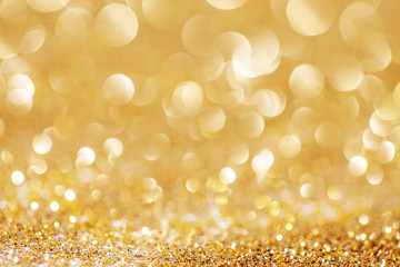 Abstract golden shiny christmas background