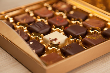 Golden Box of Fine Belgian Chocolates