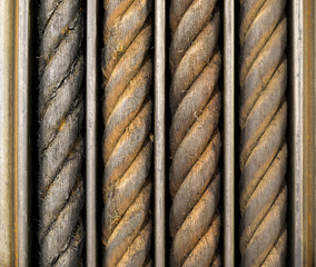 metal wire on reel