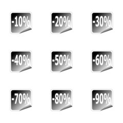 discount sticker vector
