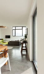 interior, lovely apartment furnished, view from dining room