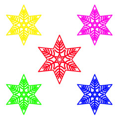 snowflakes vector