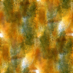 impressionism  artist green, yellow  seamless  watercolor wallpa